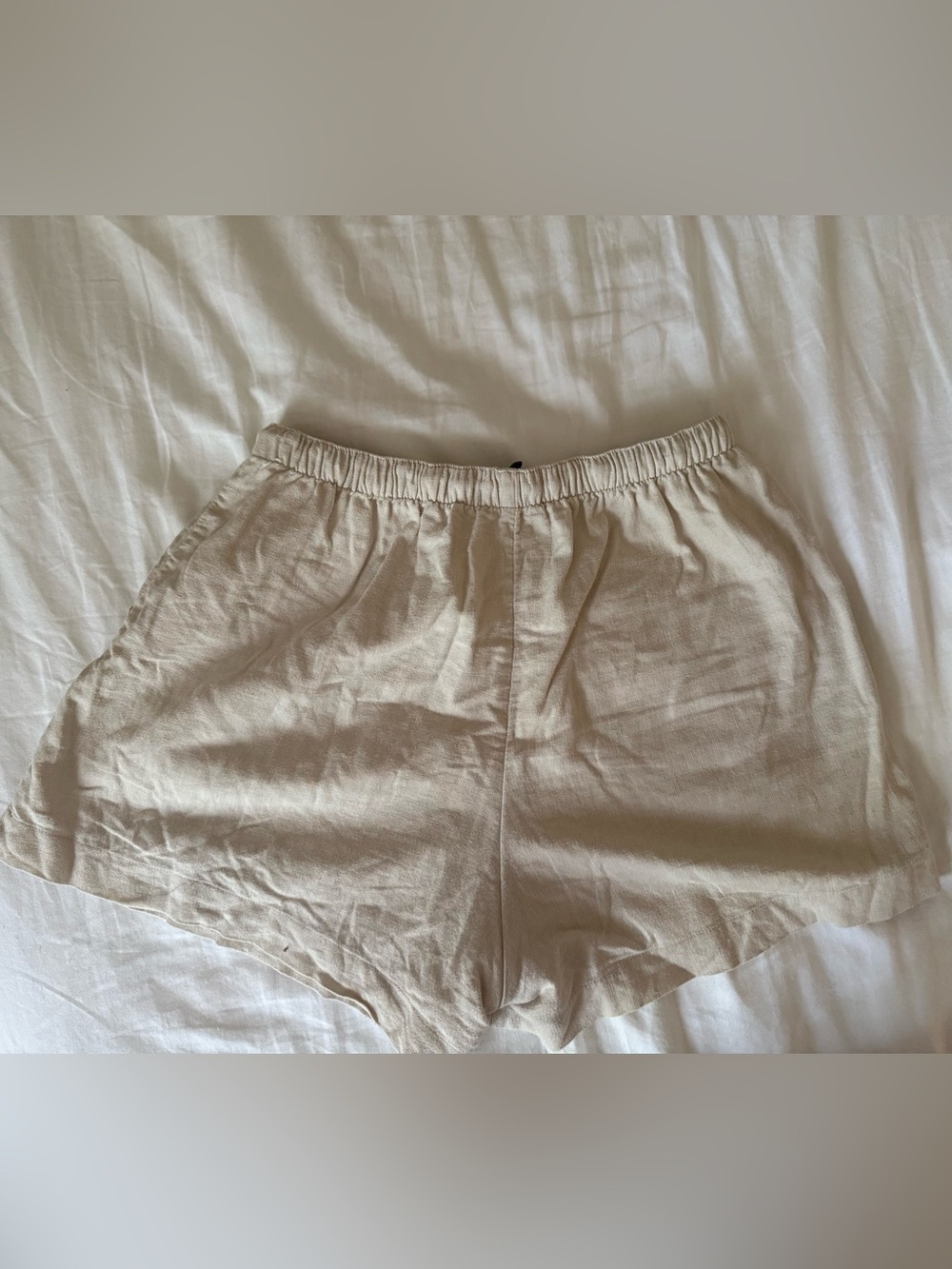 Abercrombie linen blend pull on shorts - Picture 8 of 11